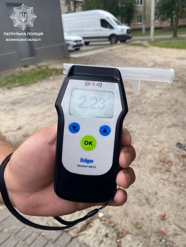 У Ковелі затримали п'яного скутериста без номерних знаків і права керувати