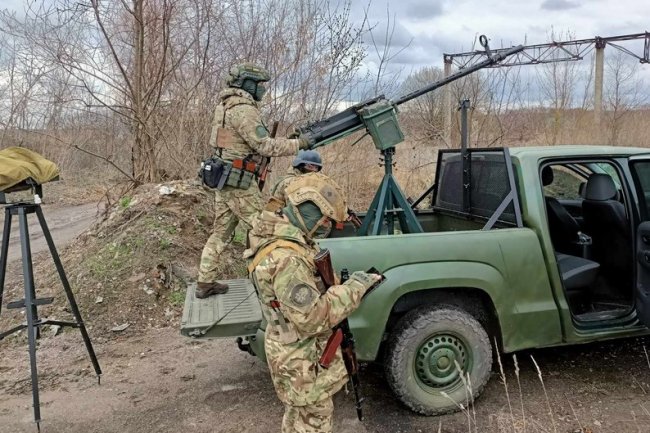 Мобільна вогнева група Нацгвардії.