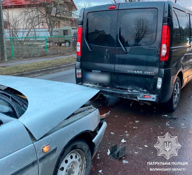 У Луцьку –  ДТП: зіткнулися два автомобілі. ФОТО