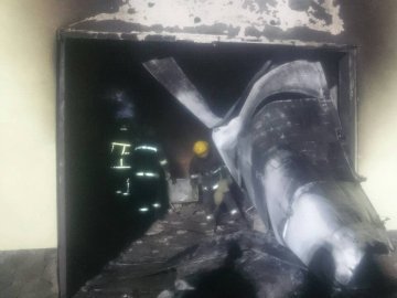 У селі під Луцьком горів двоповерховий будинок 