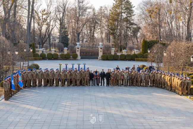 Президент нагородив командира 20 бригади «Любарт» Вадима Крикуна. ФОТО