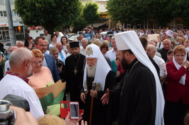 Як Луцьк зустрічав патріарха Філарета. ФОТО. ВІДЕО