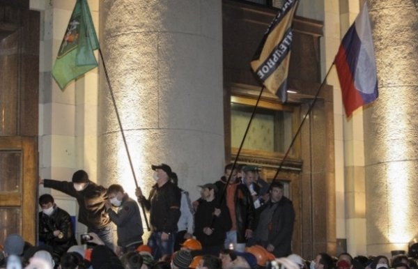 Штурм Харківської ОДА. ФОТО. ВІДЕО