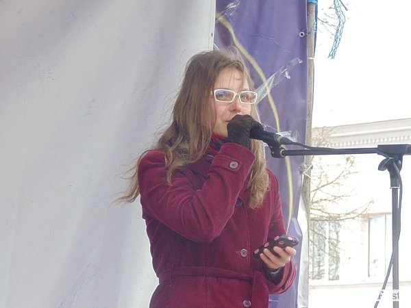 Антивоєнне віче у Луцьку. ФОТО