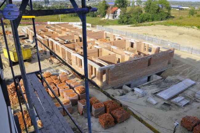 У другому будинку ЖК «Юпітер» — у розпалі внутрішні роботи*