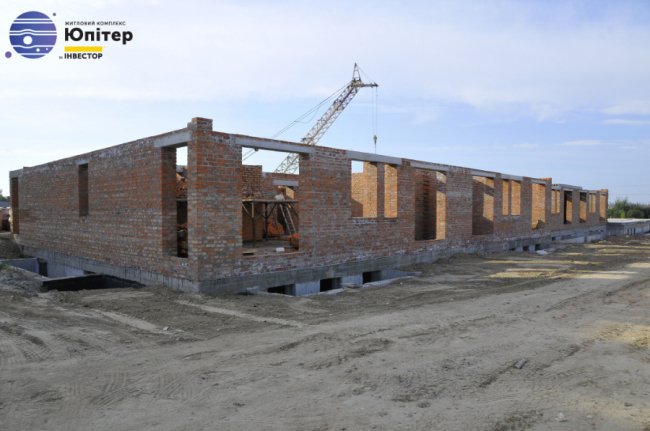 У другому будинку ЖК «Юпітер» — у розпалі внутрішні роботи*