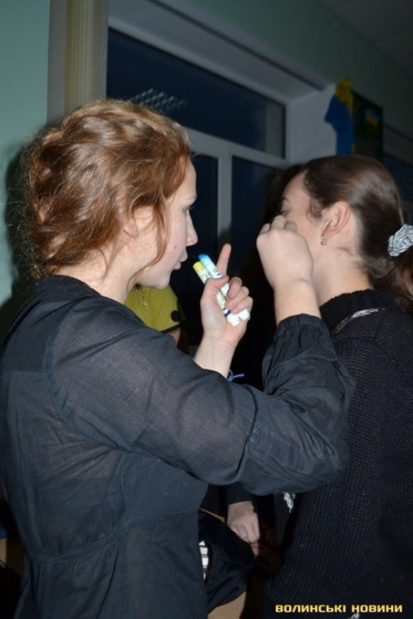 У луцькій школі учні влаштували «Євромайдан в класі». ФОТО