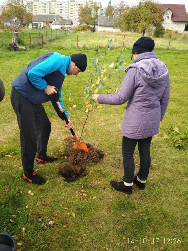 Ковель: в честь захисників України висадили парк
