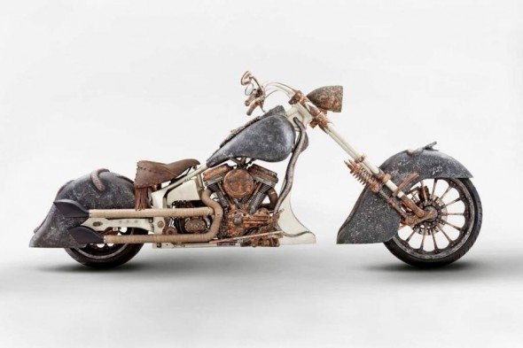 Найдорожчий мотоцикл світу – з золота. ФОТО