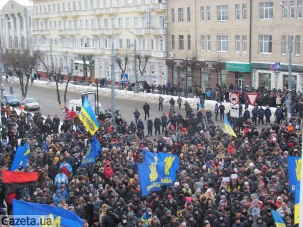 Штурм Вінницької ОДА. ФОТО