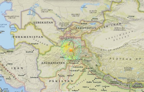 Потужний землетрус магнітудою 7,5 стався у Південній Азії. ФОТО