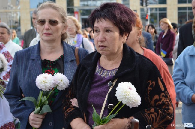 У День Незалежності лучани помолились за душі загиблих Героїв