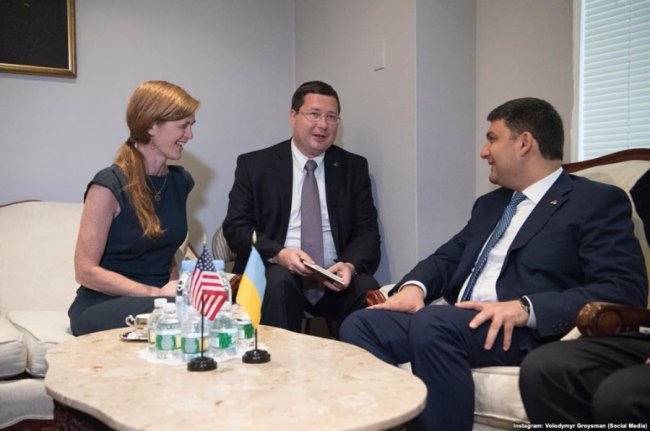 Із представницею США в ООН Самантою Пауер