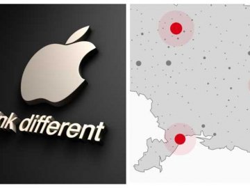Apple запустив додаток з картою України без Криму.