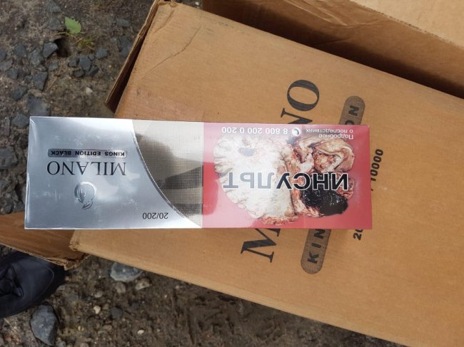 На Волині вилучили понад 200 ящиків контрафактних цигарок з російськими акцизними марками. ФОТО