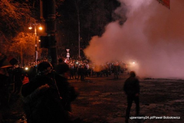 Сутички на Грушевського: фотовраження поляка
