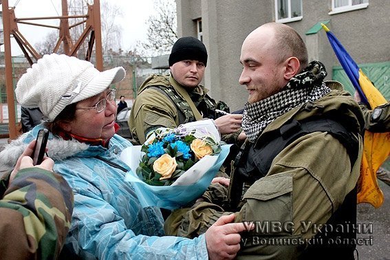 Волинські бійці роти «Світязь» повернулись додому. ФОТО. ВІДЕО
