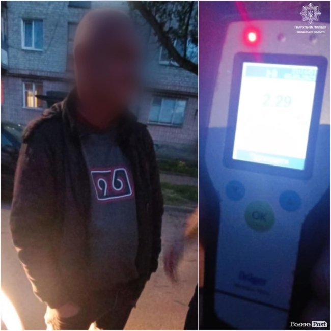 Лучанин здав патрульним п'янючого водія