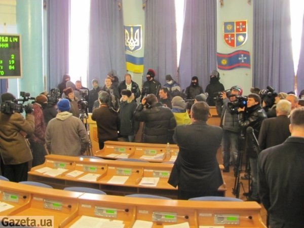 Штурм Вінницької ОДА. ФОТО