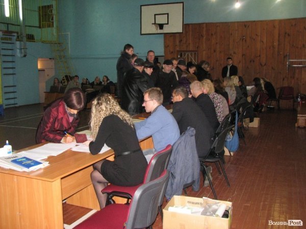 дільниці у спорткомплексі ВНУ