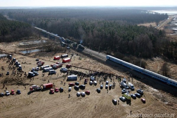 Назвали версію причини залізничної  катастрофи в Польщі