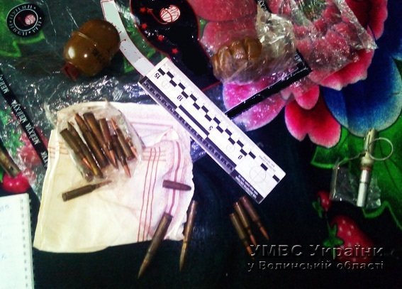 Волинянин зберігав вдома боєприпаси