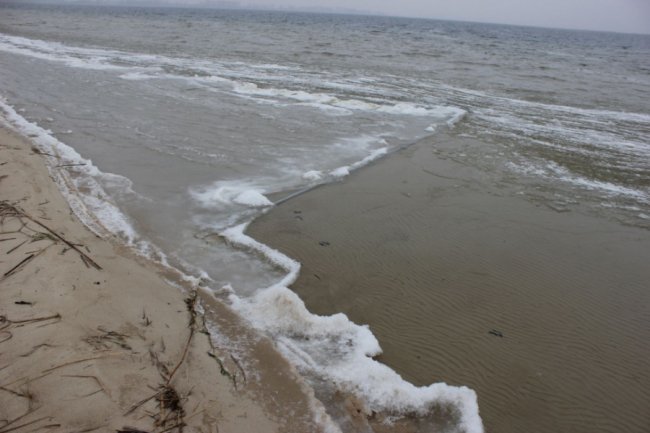 В озері Світязь знайшли трубу, через яку, ймовірно, викачують воду. ФОТО 