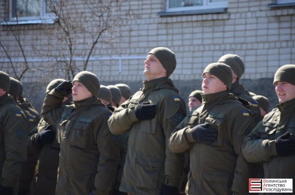У Луцьку вітали нацгвардійців. ФОТО