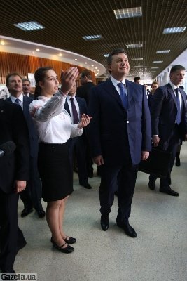 Як охороняли Януковича під час дитячої виставки у Києві. ФОТО. ВІДЕО