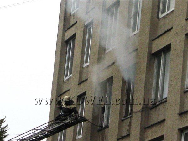 Надзвичайна подія в Ковелі: горів готель