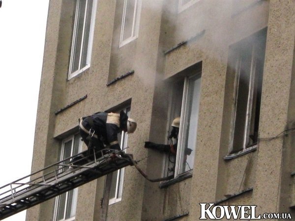 Надзвичайна подія в Ковелі: горів готель