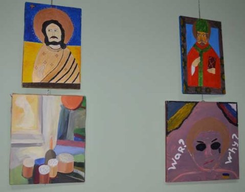 У Ковелі учасники АТО презентують свої картини