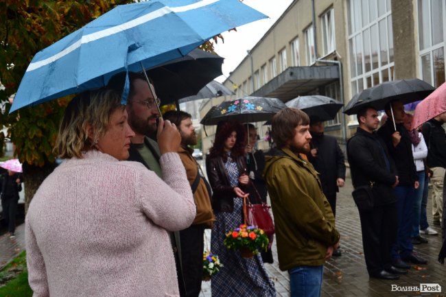 У Луцьку відкрили пам'ятну дошку загиблому герою