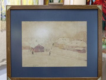 У музей на Волині передали унікальну 100-літню картину з Британії