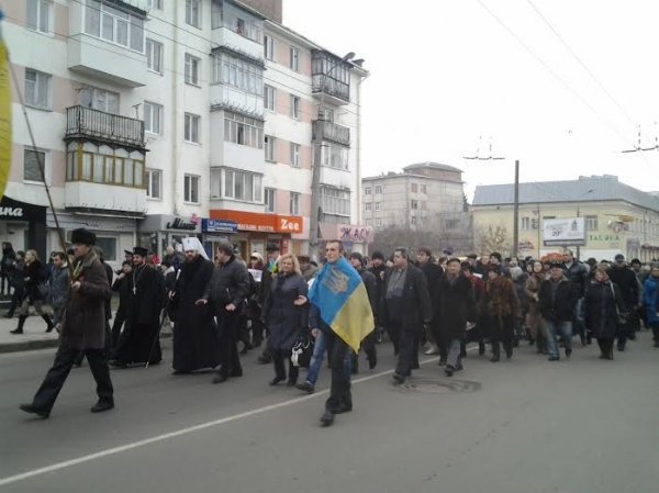 У Луцьку – марш за визволення України. ФОТО