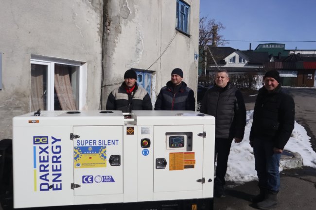 Громада з Волині отримала потужний генератор від Тайваню