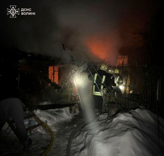 Пожежі на Волині: горіли хліви й літні кухні