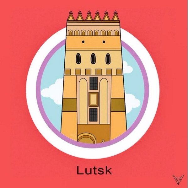 Луцький замок з'явився у новому графічному образі