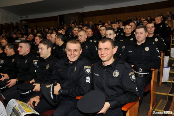 Фото з першого «дня народження» патрульної поліції Луцька