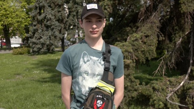 Колишній боєць пішки прийшов до Луцька з Івано-Франківська, щоб зібрати гроші військовим