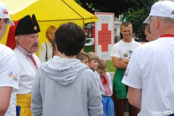 Свято спорту в центрі Луцька. ФОТО