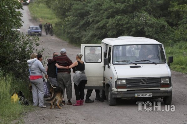 Терористи розташувались в окопах та сховали БМП у хащах. ФОТО