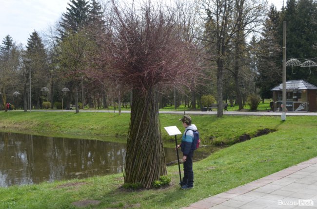У луцькому парку «оселилися» велетенська риба, кінь і мавки. ФОТО