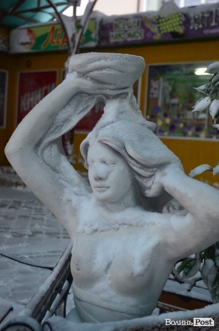 Як Луцьк замело снігом. ФОТО