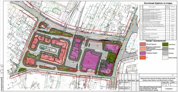Опублікували змінений план нового кварталу в Луцьку