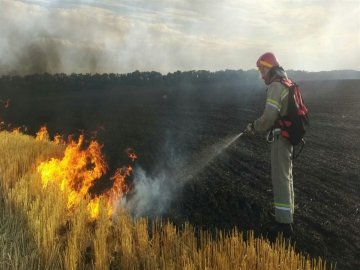 Волинські рятувальники гасили 6 пожеж за минулу добу