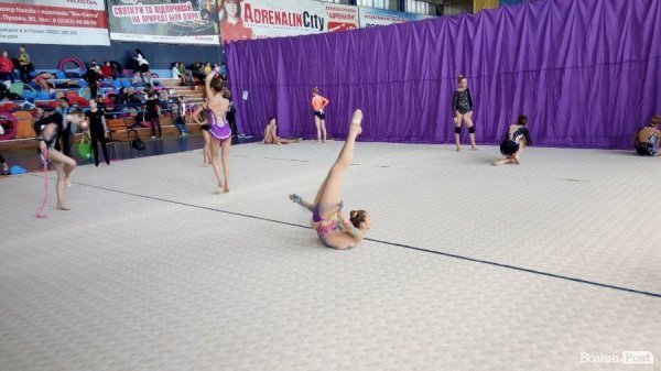 До Луцька на чемпіонат з художньої гімнастики приїхала Ірина Дерюгіна. ФОТО