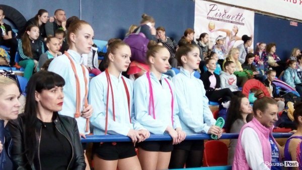 До Луцька на чемпіонат з художньої гімнастики приїхала Ірина Дерюгіна. ФОТО