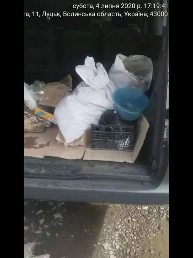 Муніципали спіймали людей, які з передмістя звозили будівельне сміття до Луцька. ФОТО