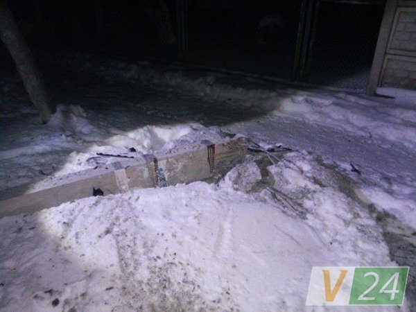 У Луцьку Volkswagen зніс два стовпи